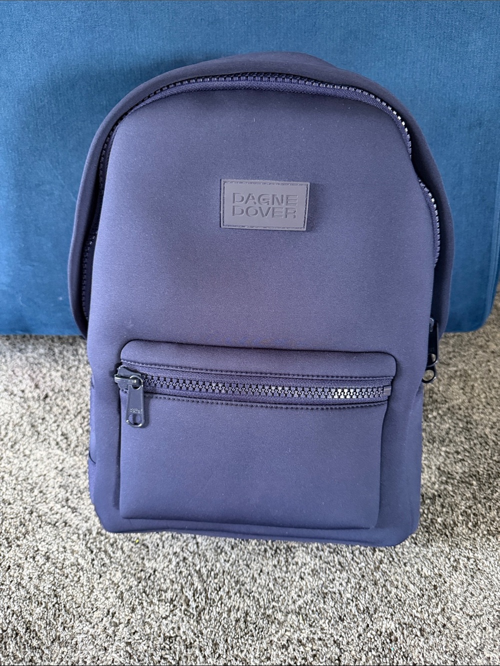 Dagne Dover Deep Navy Neoprene Backpack